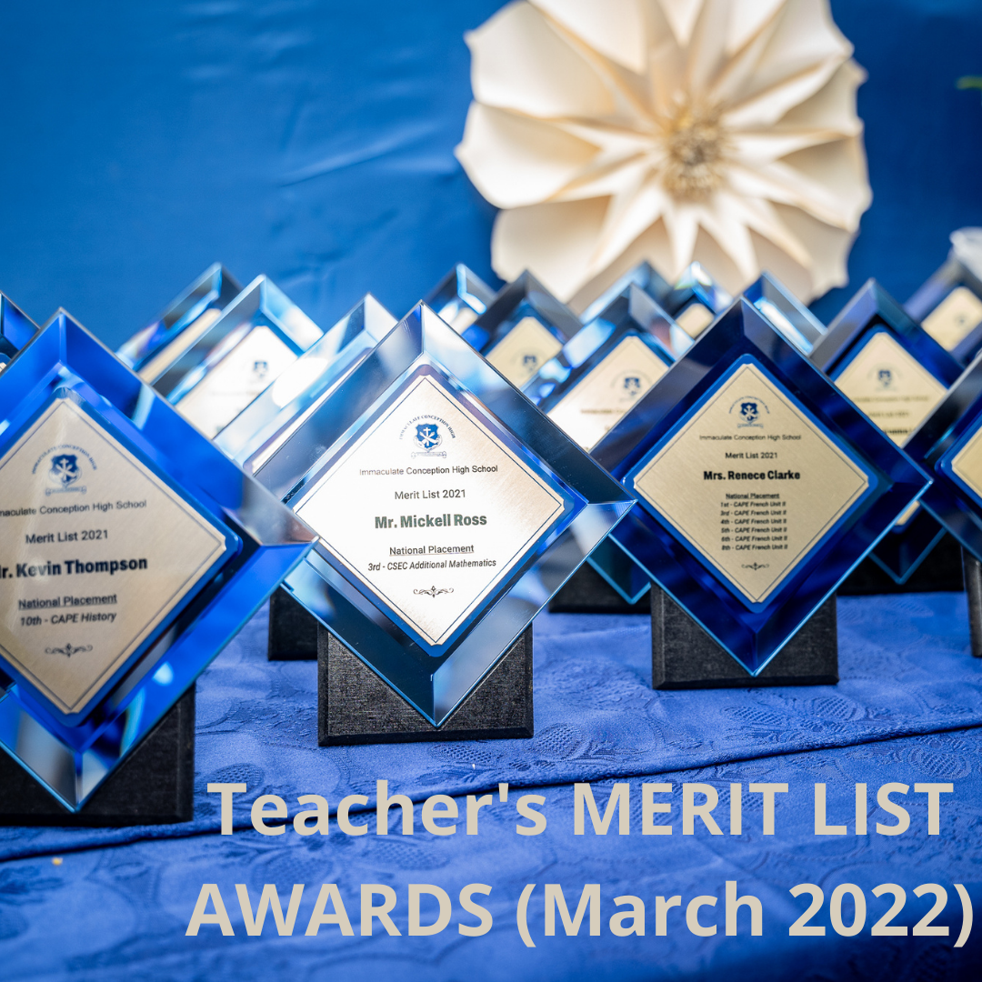 TEACHERS MERIT LIST AWARD CEREMONY MARCH 2022